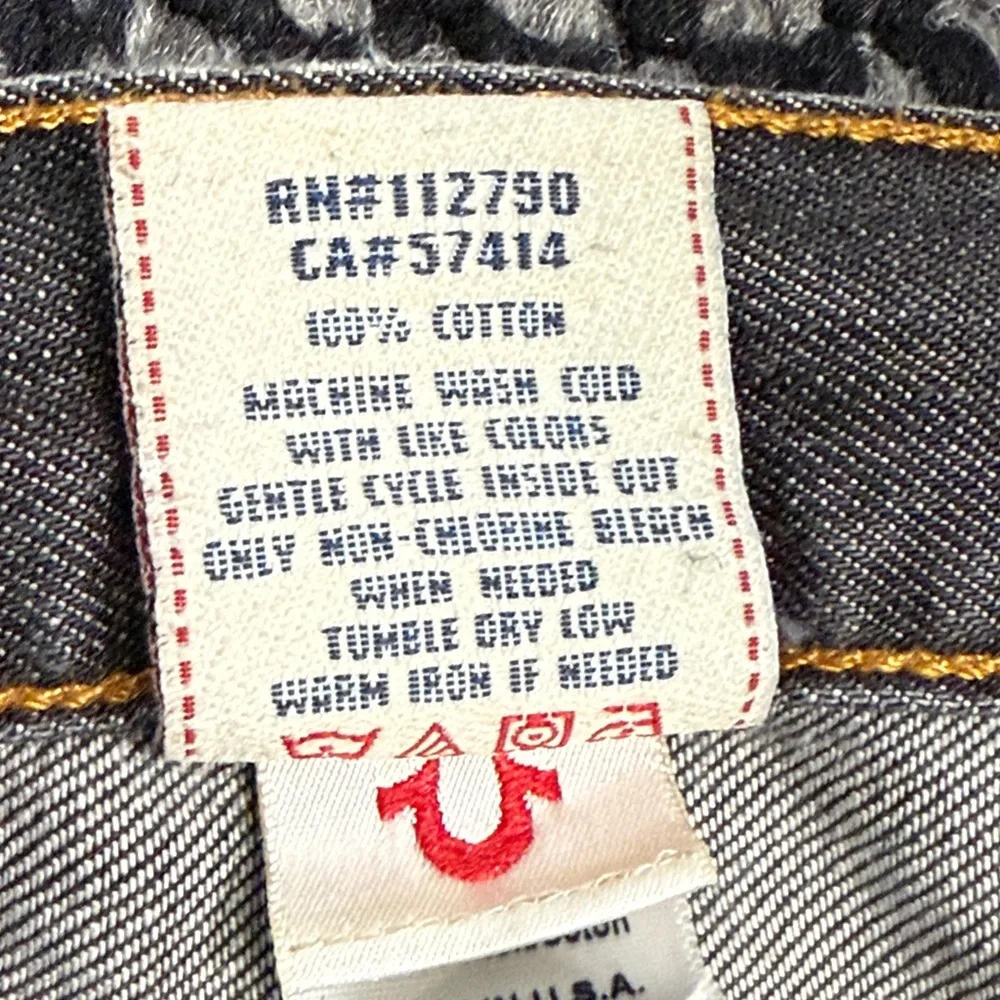 True Religion Rocco Jeans Men’s Sz 31 Distressed Y2K Skater Grunge
